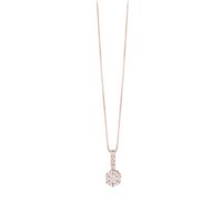 Halskette Bliss Dame in Rosègold Diamante 0.12 Ct 20095521 - 20095521